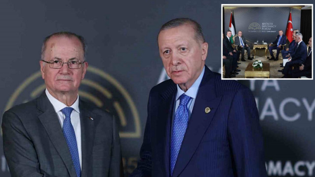 Erdoğan, Mustafa ile görüştü.
