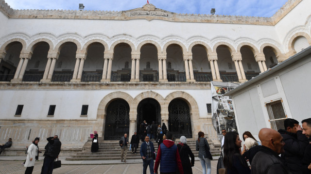 Le palais de la justice en Tunisie.