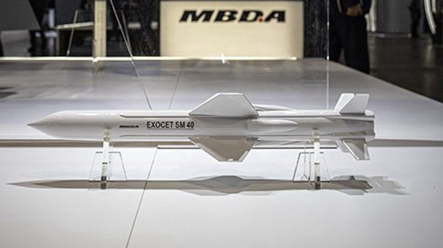 Le missiles français antinavires Exocet pour sous-marins de MBDA.