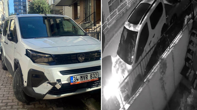 Gürültü üzerine sokağa çıkan araç sahipleri polis ekiplerine haber verdi.