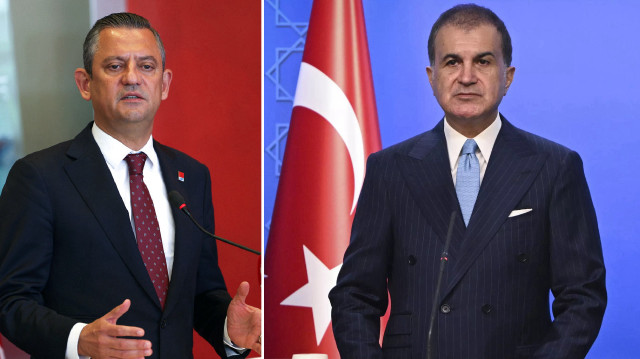 CHP Genel Başkanı Özgür Özel, AK Parti Genel Başkan Yardımcısı ve Parti Sözcüsü Ömer Çelik.
