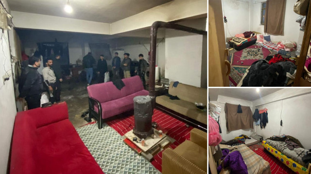 Bursa'da bir evde 7 kaçak göçmen yakalandı. 
