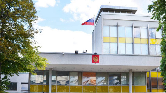 Посольство РФ в Швеции подверглось акту вандализма.