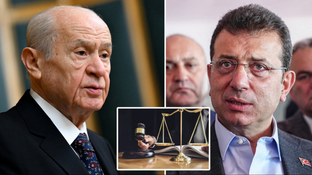 Devlet Bahçeli "Ekrem İmamoğlu suçsuzsa beraatı, değilse tecziyesi maşeri vicdana muvafık halde mutlaka ve olabilecek en kısa sürede temin edilmelidir” dedi.