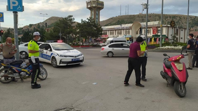 Beypazarı'nda motosiklet sürücülerine sıkı denetim