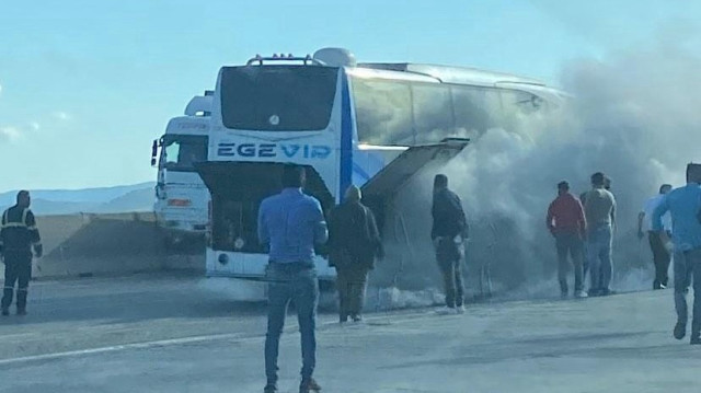 İhbar üzerine olay yerine gelen itfaiye ekipleri de hazırda bekledi.