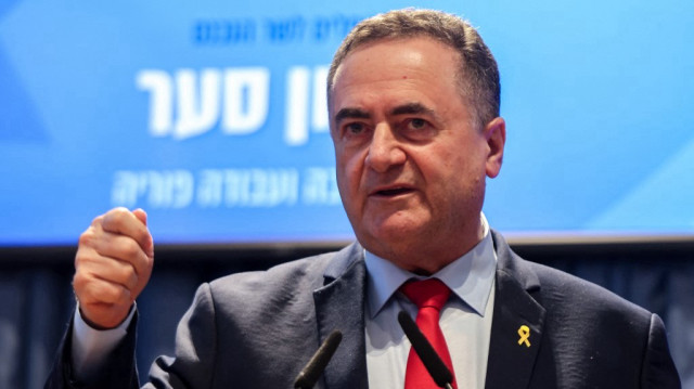 Israël Katz au ministère des Affaires étrangères à Jérusalem, le 10 novembre 2024.
