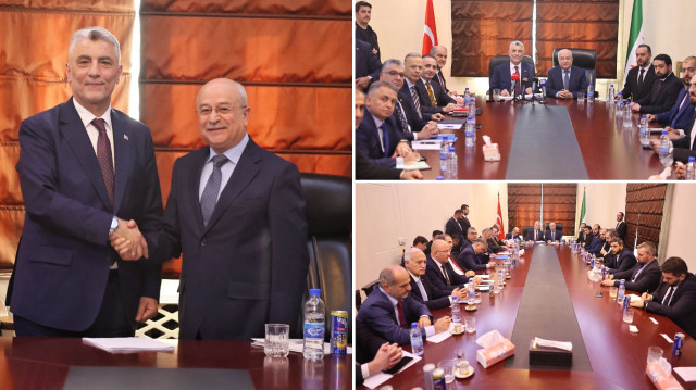 Bakan Bolat, Suriye Ulaştırma Bakanı Yarub Süleyman Bedir ile görüştü.