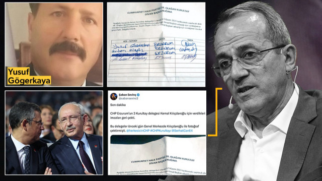 CHP’nin Erzurum Uzundere İlçe Başkanı Yusuf Gögerkaya, kendilerine verilen evrakları imzaladıktan 20 dakika sonra Şaban Sevinç’in bunu sosyal medyadan paylaştığını söyledi.