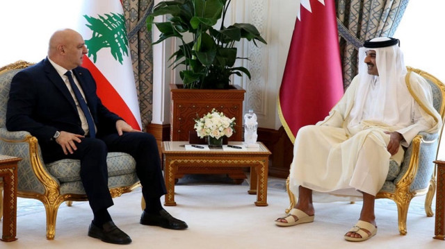 لبنان وقطر يؤكدان حرصهما على تعزيز علاقتهما ودعم فلسطين وسوريا