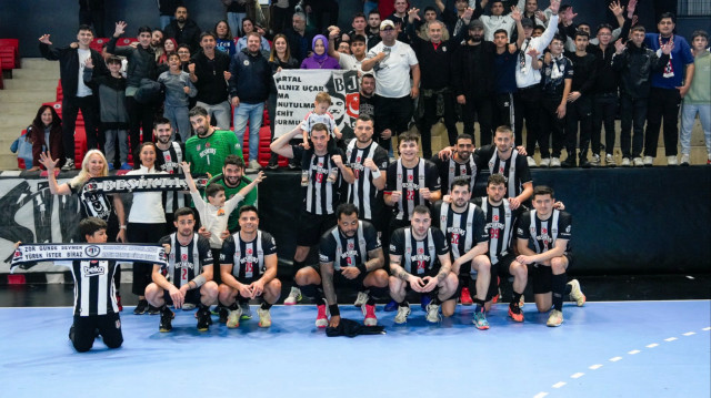 Beşiktaş'ın final sevinci.