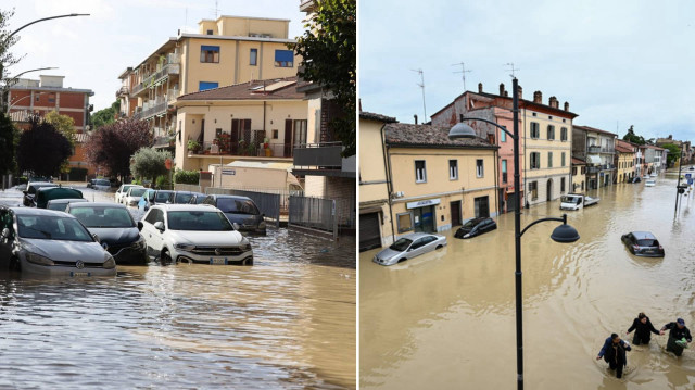 Emilia-Romagna Bölgesi'nde ise yarın için ‘kırmızı' kodlu uyarı verildiği açıklandı.