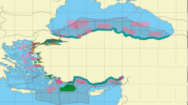 Türkiye Deniz Mekansal Planlaması Haritası