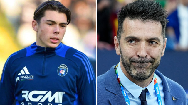 Buffon'un oğlu Louis Thomas - Gianluigi Buffon