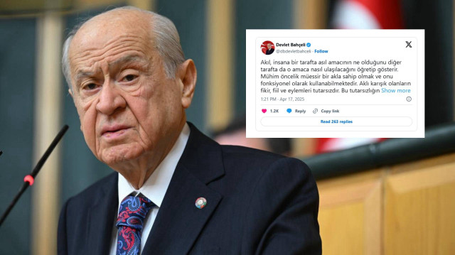 MHP lideri Bahçeli: Sırrı Süreyya Önder'e acil şifalar diliyorum