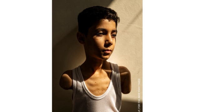 غزہ کے معذور فلسطینی بچے کی تصویر کو ورلڈ پریس فوٹو ایوارڈ 
