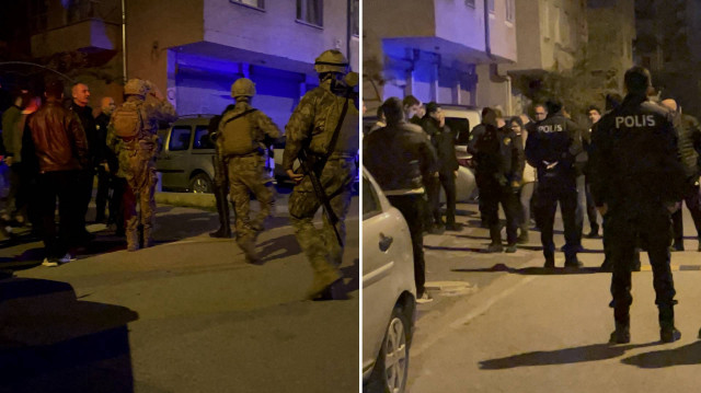 Olay yerine özel harekat polisleri sevk edildi.