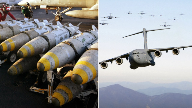 İsrail medyası, ABD'nin geçen hafta MK-84 bombaları taşıyan onlarca ABD nakliye uçağının İsrail'e ulaştığın belirtti.