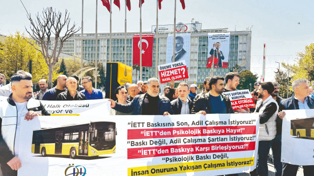 Talepleri karşılanmazsa kontak kapatacaklarını, Saraçhane’yi terk etmeyeceklerini söyleyen otobüsçüler, Yeni Şafak’a konuştu.