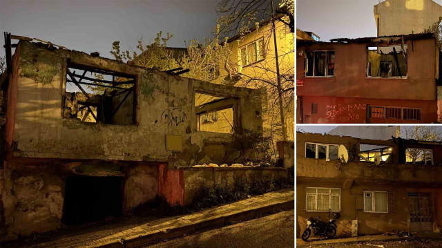 Alev alev yanan iki bina itfaiye ekiplerinin müdahalesi sonucu söndürüldü.
