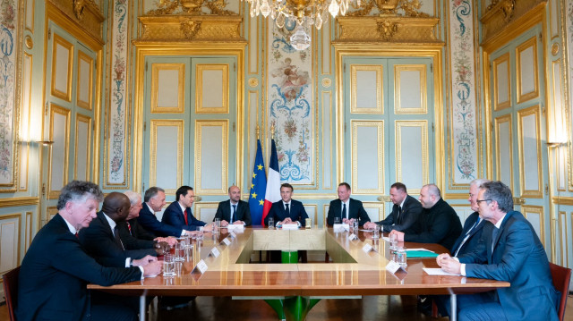 Première réunion à Paris entre Américains, Européens et Ukrainiens, pour des pourparlers sur l'Ukraine, le 17 avril 2025.