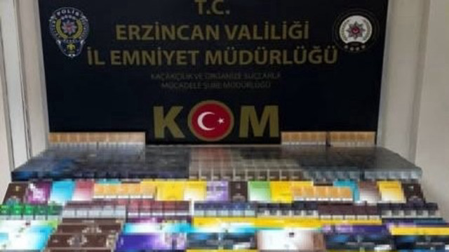 Yolcu otobüsünde 185 karton kaçak sigara ele geçirildi.