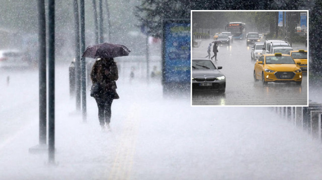 Meteorolojiden bazı illere kuvvetli yağış uyarısı yapıldı. 