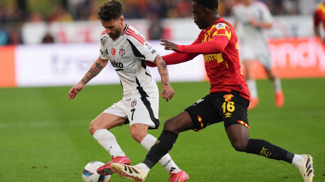 Göztepe - Beşiktaş maçından kare.