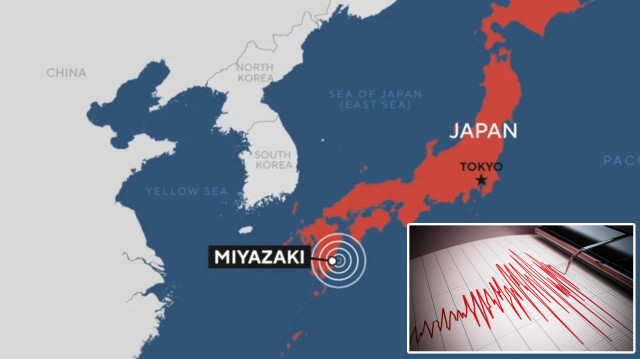 Japonya'da deprem.