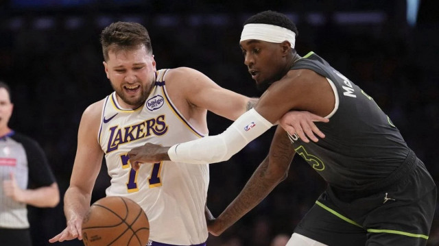 Doncic'in 37 sayılık performansı Lakers'a yetmedi.