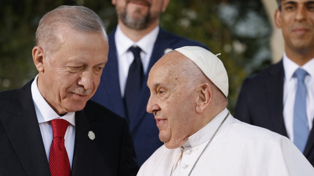 Le président turc Recep Tayyip Erdogan et le pape François