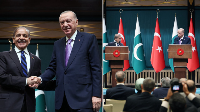 Erdoğan ve Şerif, ikili görüşmenin ardından ortak basın toplantısı düzenledi.