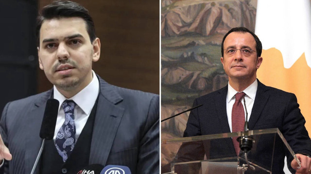 Yurtdışı Türkler ve Akraba Topluluklar Başkanlığı Başkanı Abdullah Eren ve GKRY lideri Nikos Hristodulidis