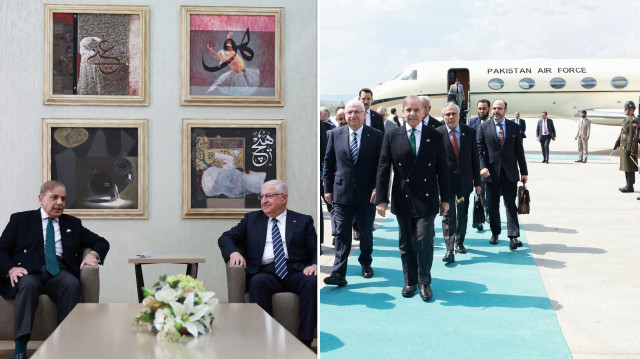 Bakan Güler, Pakistan Başbakanı'nı havalimanında karşıladı.