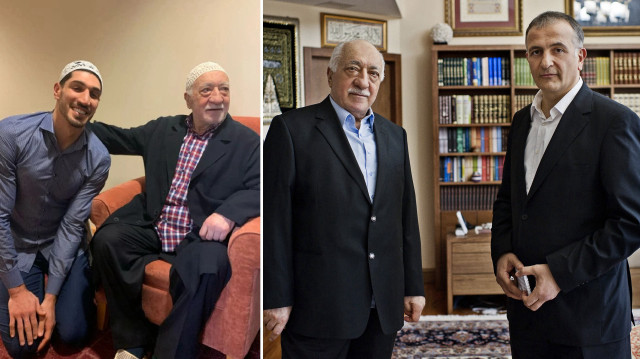 Enes Kante ve Ekrem Dumanlı FETÖ elebaşı Gülen ile birlikte...