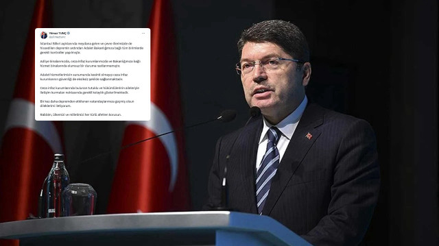 Adalet Bakanı Yılmaz Tunç.