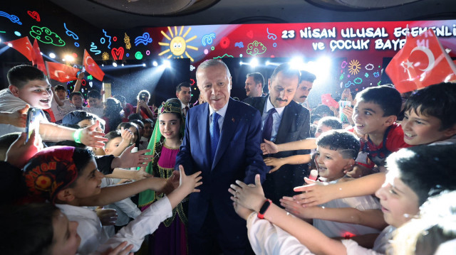 Cumhurbaşkanı Erdoğan, Beştepe Millet Sergi Salonu'nda düzenlenen 'TRT 47'nci Uluslararası 23 Nisan Çocuk Şenliği' programında konuştu.