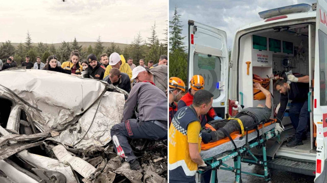İtfaiye ekipleri E.K.'nin olay yerinde hayatını kaybettiğini belirlerken, yaralanan sürücü M.K.'yı ise sıkıştığı yerden yaklaşık 20 dakika süren müdahale sonrası çıkarabildi.