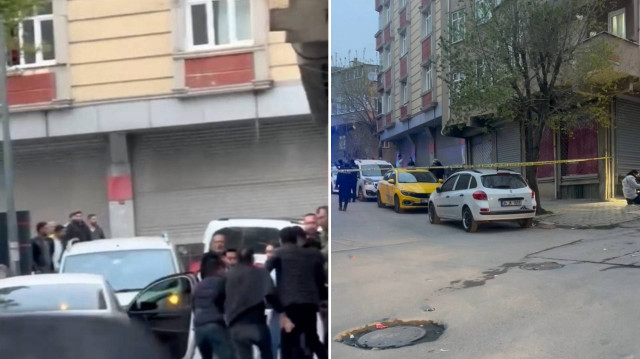 Silahlı kavgaya karışan taraflardan bir kişi elinde silahla olay yerinden kaçtı.