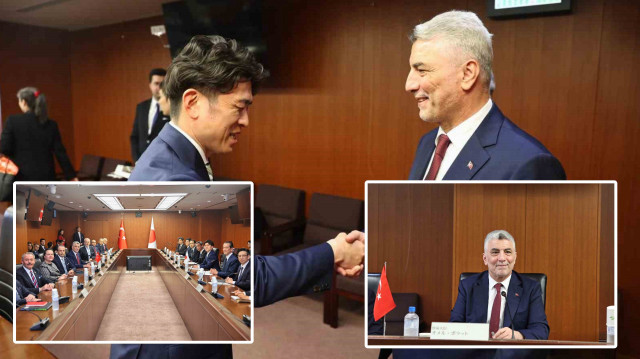 Ticaret Bakanı Ömer Bolat Japonya arazi, altyapı, Ulaştırma ve Turizm Bakanı Nakano Hiromasa ile Japonya'da görüştü.