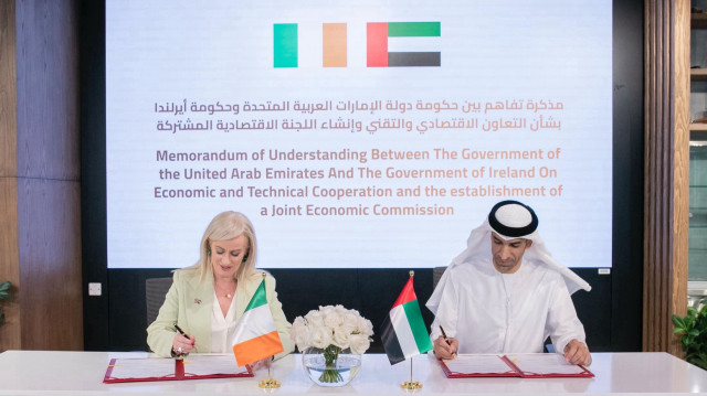 الإمارات وأيرلندا تبحثان تعزيز التعاون ومستجدات إقليمية ودولية