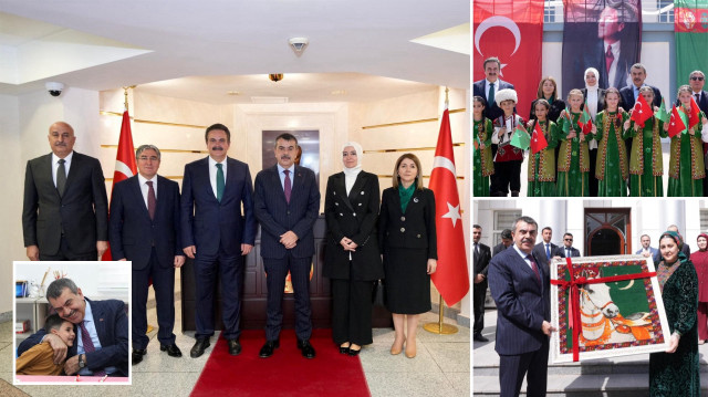 Bakan Tekin Türkmenistan'da.