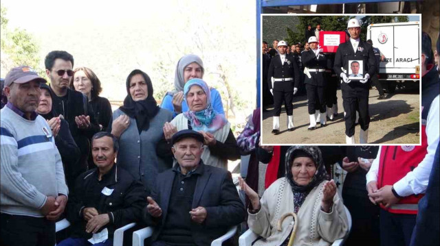 Şehit Polis Memuru Zeki Bacak Uşak'ta son yolculuğuna uğurlandı