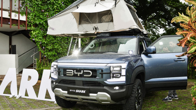 BYD a lancé au Panama un pick-up hybride révolutionnaire, le BYD SHARK.