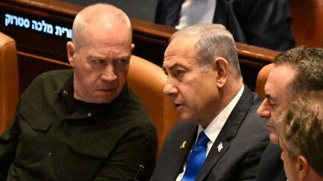 Le Premier ministre Benjamin Netanyahu et l’ancien ministre de la Défense Yoav Gallant
