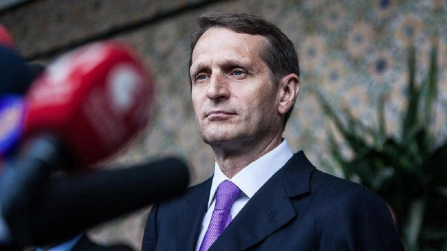 Head of Russia's Foreign Intelligence Service, Sergey Naryshkin.