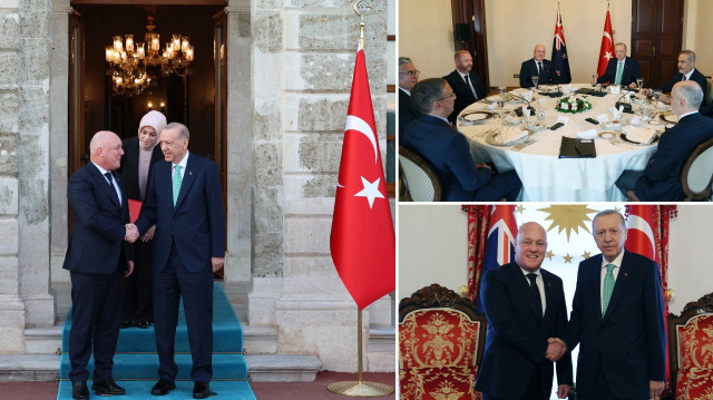 Cumhurbaşkanı Erdoğan, bir araya geldiği Luxon onuruna akşam yemeği verdi.