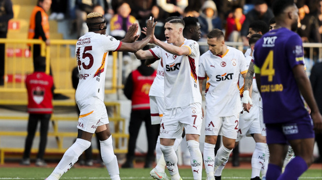 Galatasaray'ın gol sevinci.