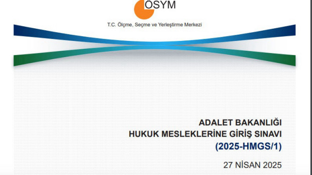 Hukuk Mesleklerine Giriş Sınavı Temel Soru Kitapçığı ve Cevap Anahtarı (% 10)