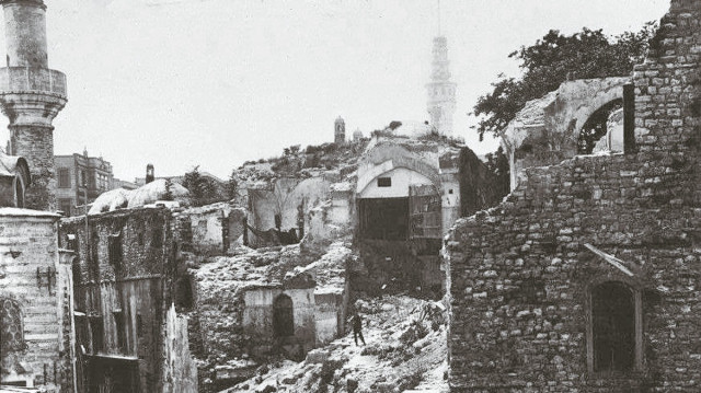 1894 depreminden sonra şehirde oluşan hasar.